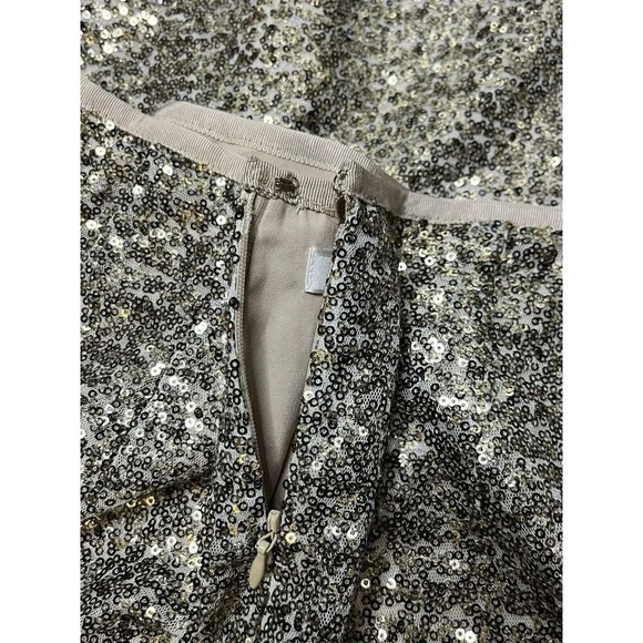 NWT Chico's Shimmering Silver Pencil Skirt - Picture 11 of 11